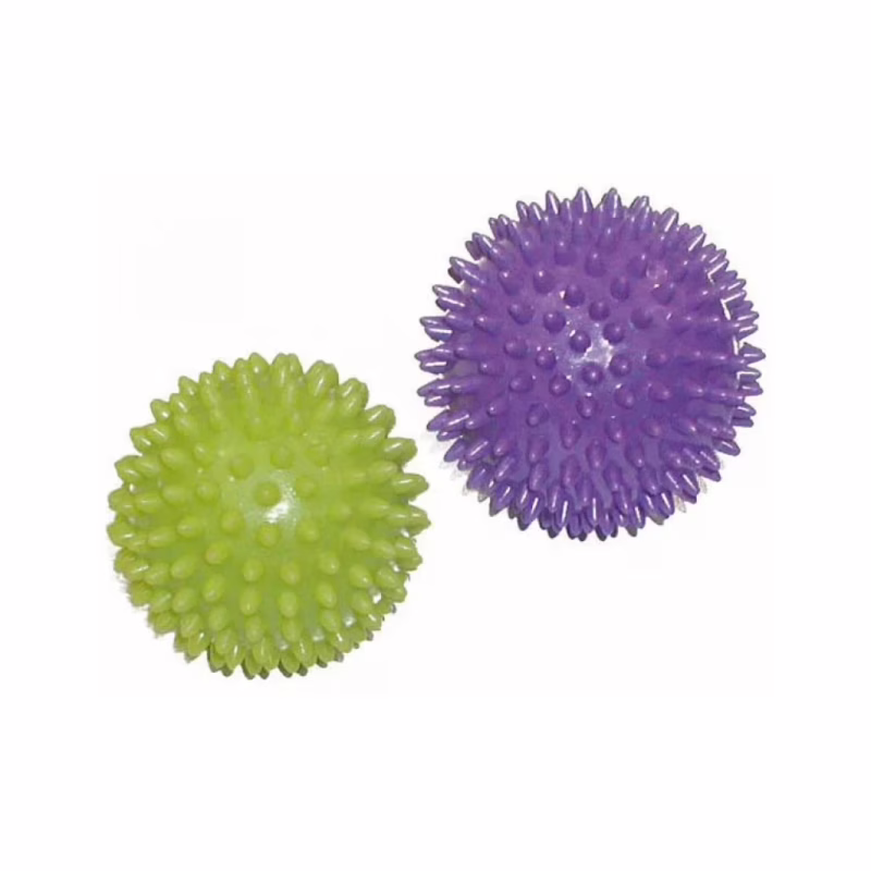 Массажный мяч Toorx PVC 7,5 см Verde та 9 см Viola Набір 2 шт AHF-001 (932097)