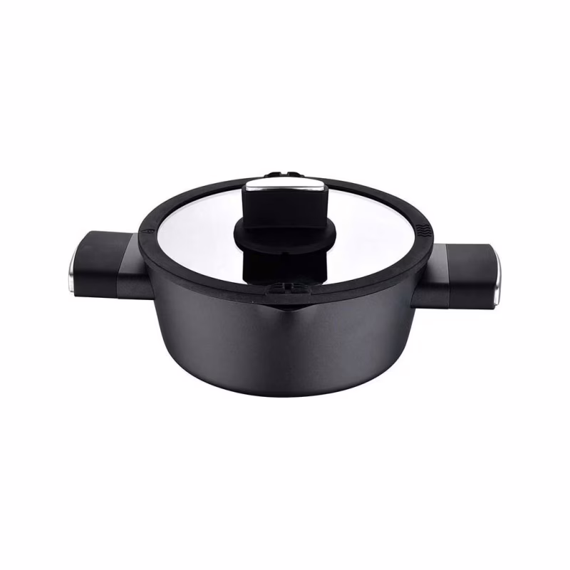 Кастрюля Bergner Ion Plus з кришкою 3.5 л (BG-35911-BK)