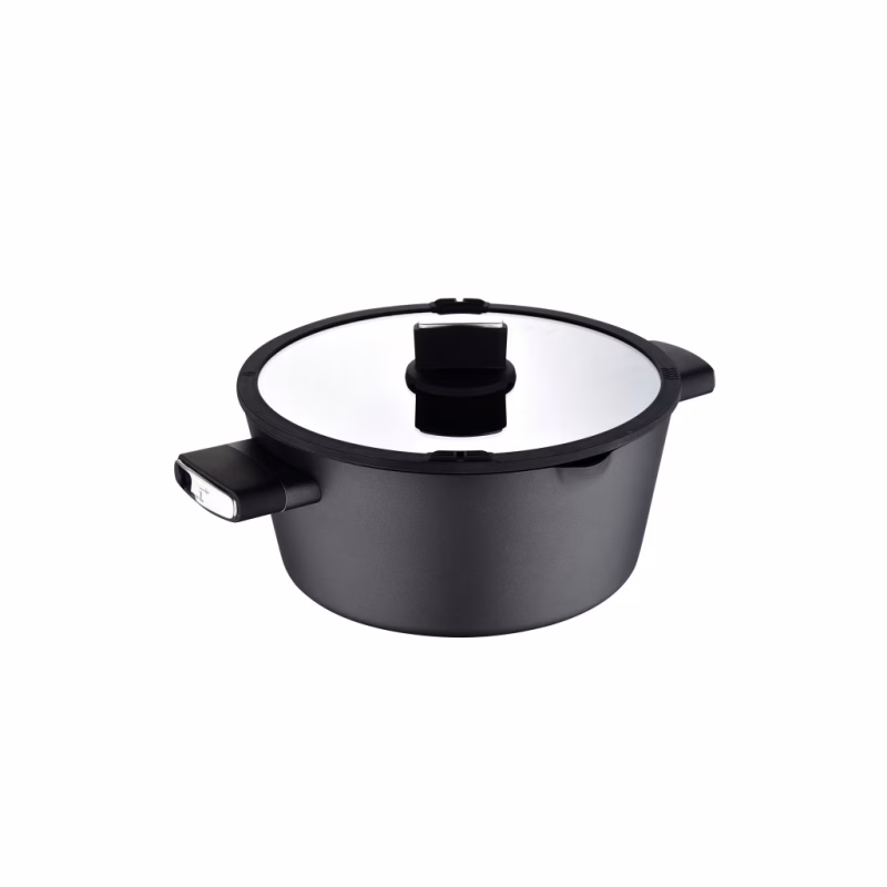 Каструля Bergner Ion, з кришкою 6 л (BG-35802-BK)