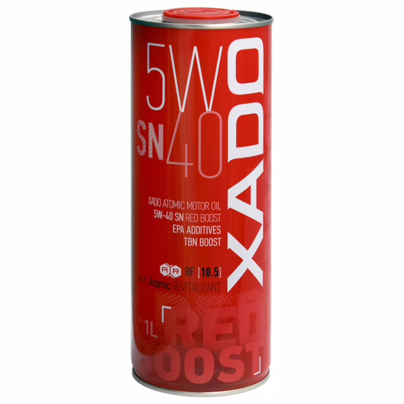 Моторное масло Xado Atomic Oil 5W-40 SN RED BOOST 1л (ХА 26169)