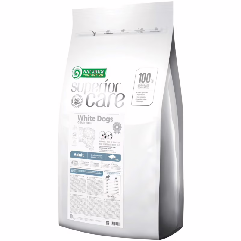 Сухий корм для собак Nature's Protection Superior Care White Grain Free Adult Small and Mini 10 кг (NPSC45668)