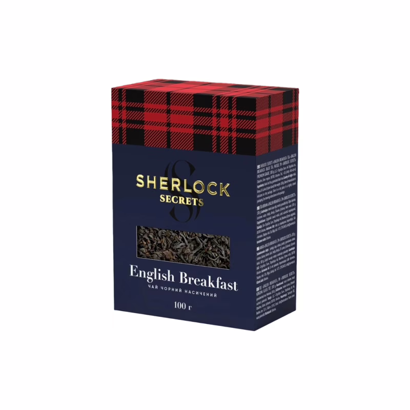 Чай Sherlock Secrets English Breakfast черный листовой 100 г (shs.00902)