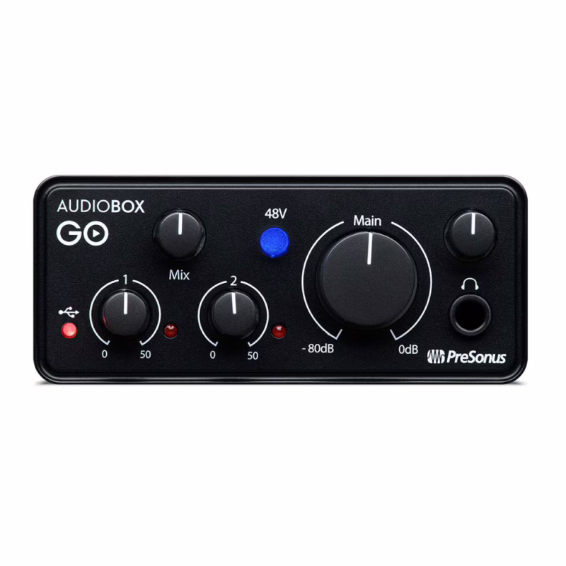 Аудіоінтерфейс PreSonus AudioBox GO (301216)