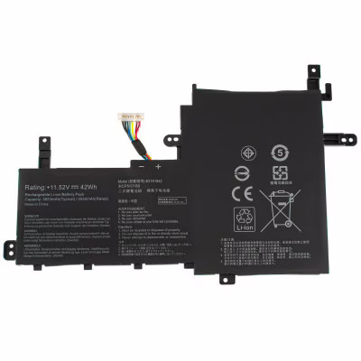 Аккумулятор для ноутбука Asus X531 B31N1842, 3653mAh (42Wh), 3cell, 11.52V, Li-Pol AlSoft (A47863)