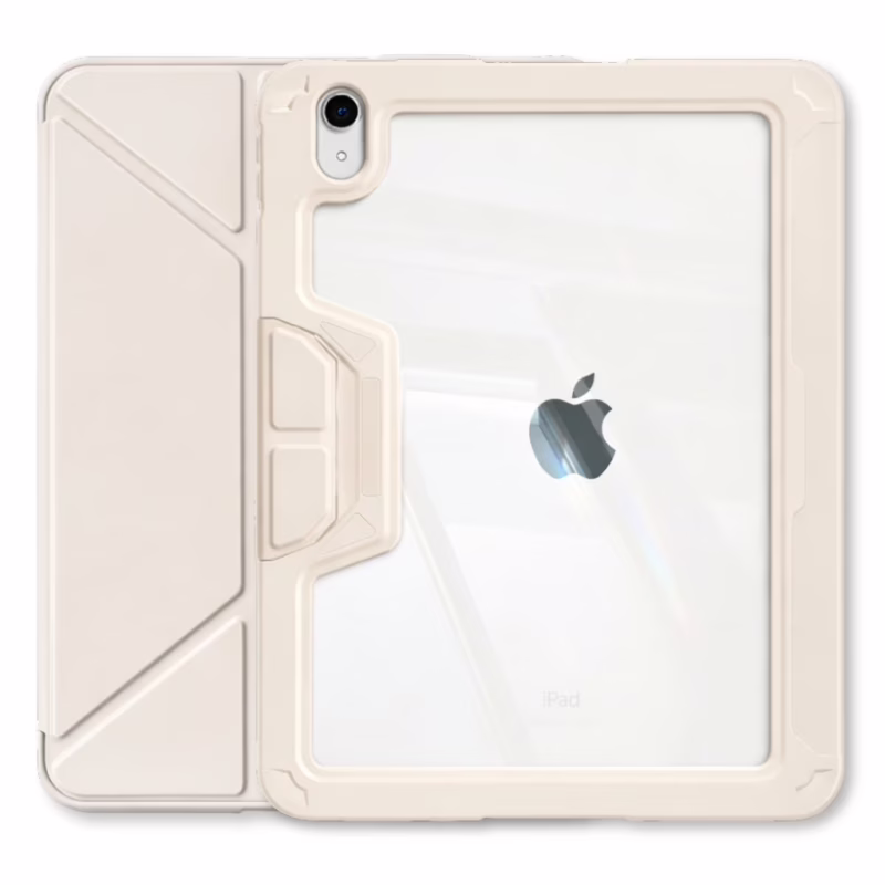 Чохол до планшета BeCover Rugged Origami Transparent Apple iPad 10.9" (2022/2024) / iPad (A16) 2025 11" Beige (714970)