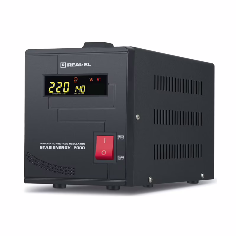 Стабилизатор напряжения REAL-EL STAB ENERGY-2000 (EL122400013)
