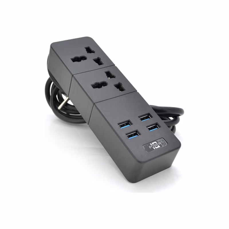 Сетевой фильтр питания Voltronic TВ-Т07, 2роз, 4*USB Black (ТВ-Т07-Black)
