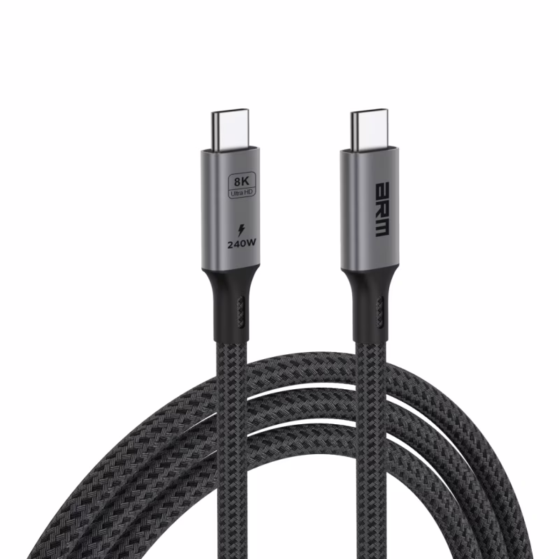 Дата кабель USB-C to USB-C 1.0m USB4 40Gbps 240W 8K60Hz black Armorstandart (ARM81921)