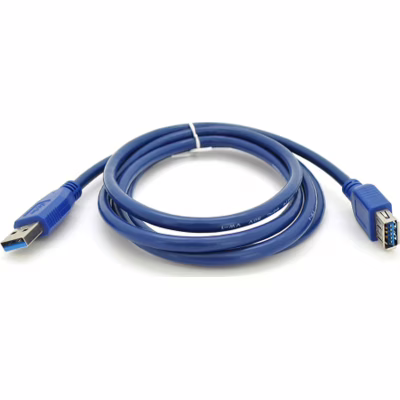 Дата кабель USB 3.0 AM/AF 1.5m blue Voltronic (YT-3.0AM\AF-1.5BL)