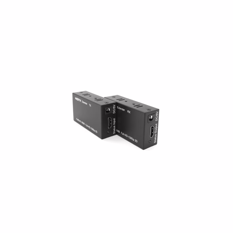 Адаптер HDMI extender 60m CAT5E/6 1080P 3D black Voltronic (YT-SCPE HDM-60m1080Р)