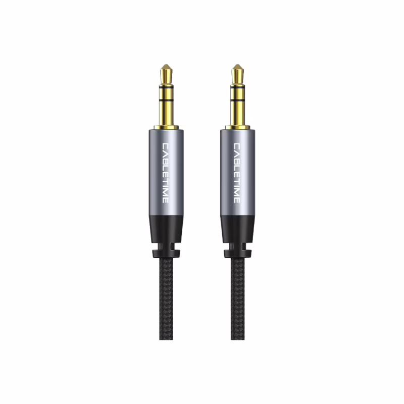 Кабель мультимедийный 3.5mm M to 3.5mm M 1.8m Cabletime (CA915262)