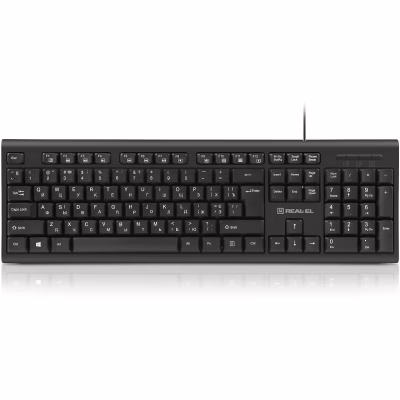 Клавіатура REAL-EL RK-507 USB Black (EL123100050)