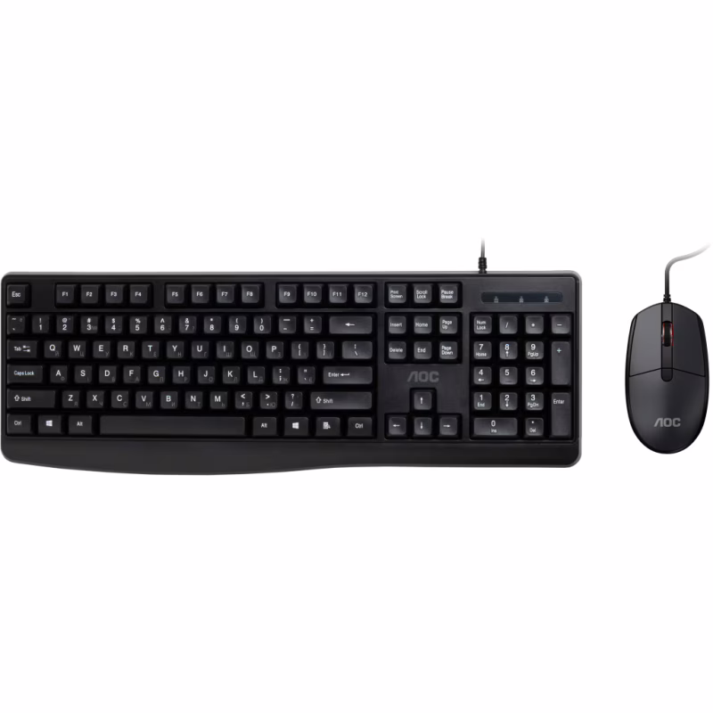 Комплект AOC KM170B USB UA Black (KM170B/97)