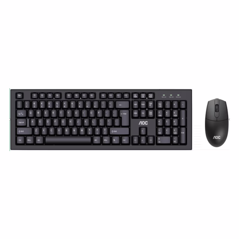 Комплект AOC KM210B Wireless UA Black (KM210B/97)
