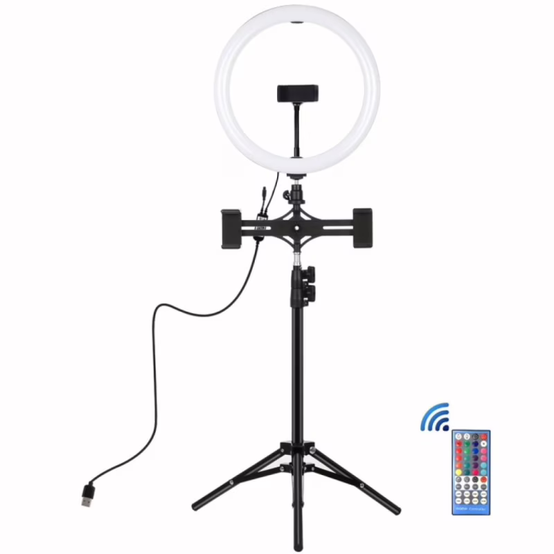 Набор блогера Puluz Ring USB LED lamp PKT3068B 11.8" + tripod 1.1 м (PKT3068B)