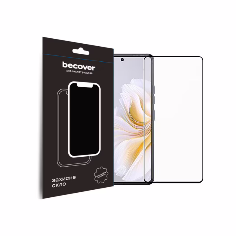 Стекло защитное BeCover Tecno Camon 20 Pro (CK7n) Black (709745)