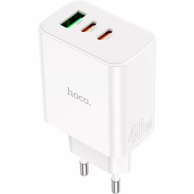 Зарядное устройство HOCO C126A Pure White (6931474798725)