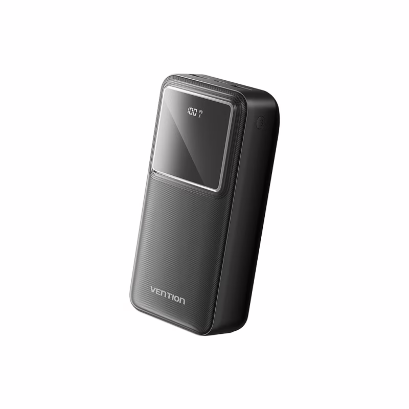 Батарея універсальна Vention 30000 mAh 22.5W Black LED Display Type (FHMB0)