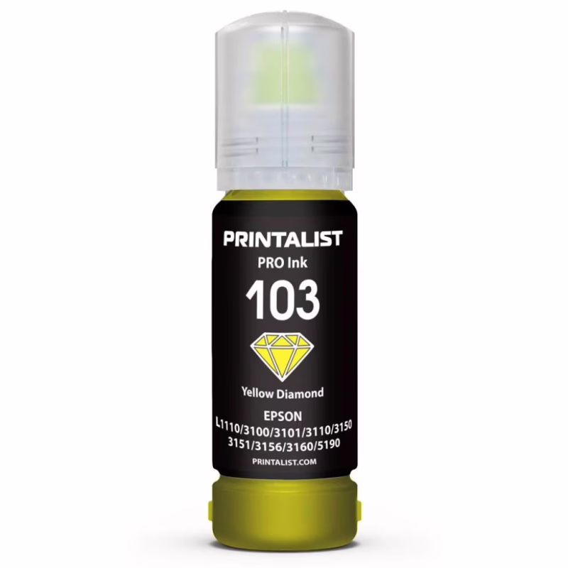 Чернила Printalist Epson L3100/3110/3150 70г Yellow (PL103Y)