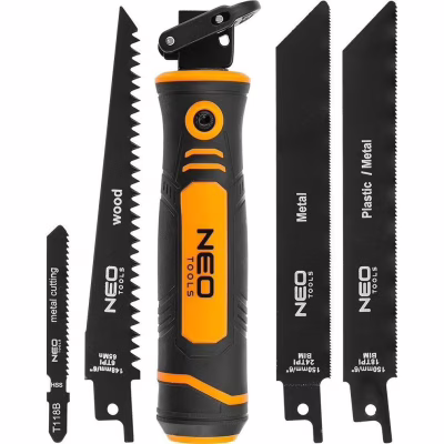 Ножівка Neo Tools садова, тримач, 15см, 24 TPI, 18 TPI, 6 TPI (44-650)