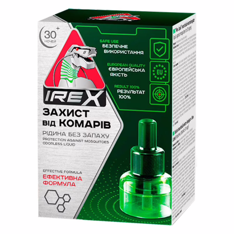 Жидкость для фумигатора iRex От комаров 30 ночей 20 мл (4820184441323)