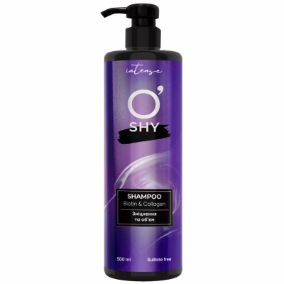 Шампунь O'Shy Intense Biotin & Collagen Укрепление и объем 500 мл (4820263232941)