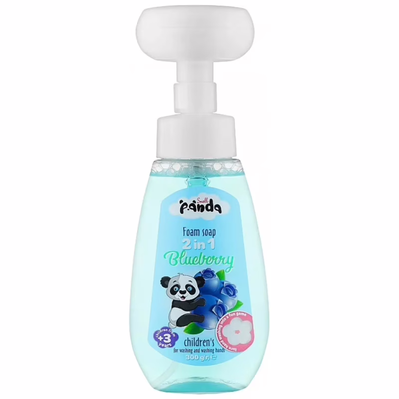 Детское мыло Small Panda Blueberry пінка 300 мл (4820217132884)