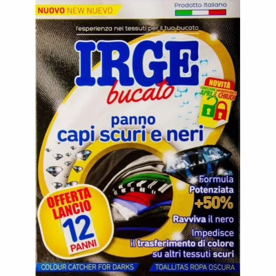 Салфетки для стирки Irge Ловушка для черных вещей 12 шт. (8021723033955)
