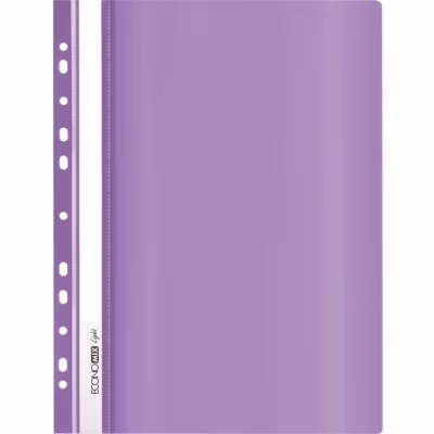 Папка-швидкозшивач Economix А4 Light з перфорації, фіолетова (E38504-12)