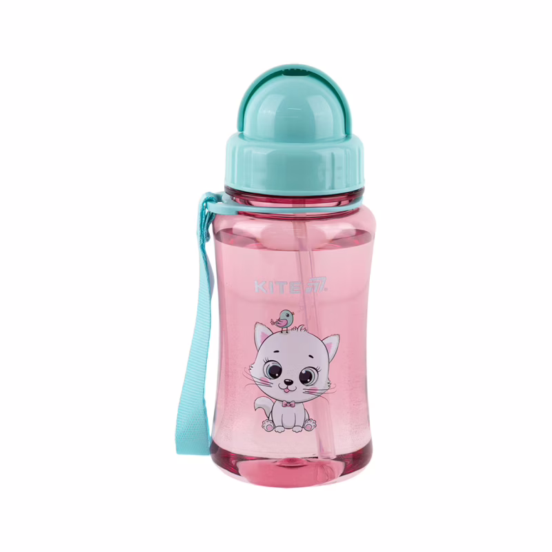 Поїльник-непроливайка Kite Kitty, 350 мл, рожева (K25-399-2)