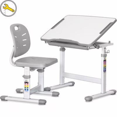 Парта зі стільцем Evo-kids Ergo Grey (Evo-05 Ergo G)