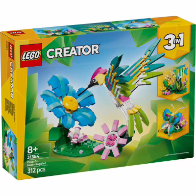 Конструктор LEGO Creator Дикі тварини: барвистий колібрі (31384)