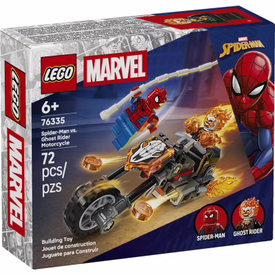 Конструктор LEGO Super Heroes Людина-павук vs. Примарний вершник на мотоциклі (76335)