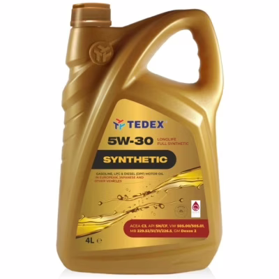 Моторное масло TEDEX SYNTHETIC SN/SM/CF 5W30 - 4л