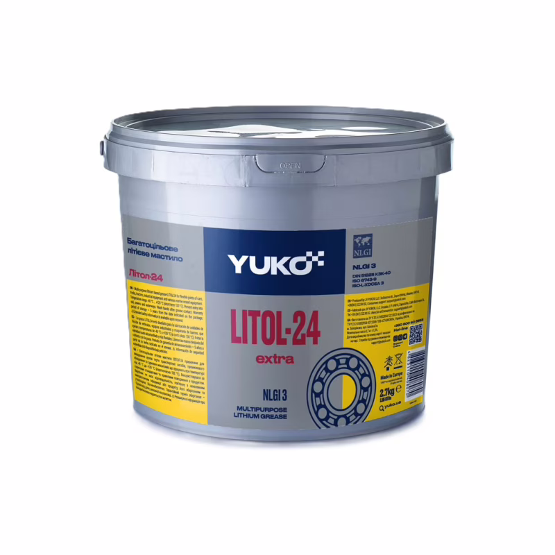 Смазка автомобильная Yuko Літол-24 (2,7кг/відро 3,4л) (4823110408070)