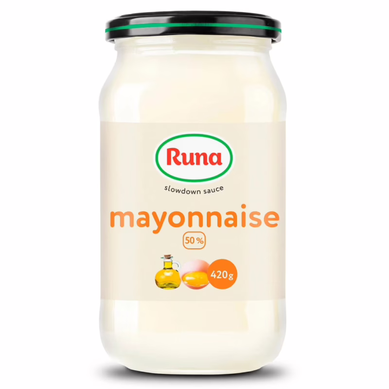 Соус Руна Майонез 50% жира 420 г (4820015948434)