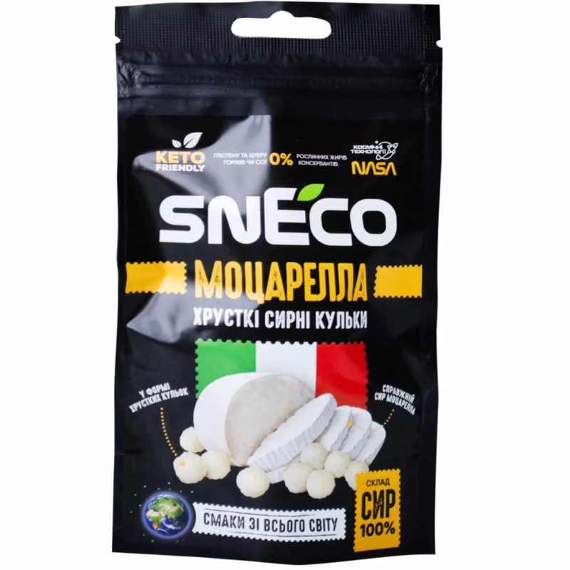 Сыр сушеный snEco Моцарелла 14 г (4823095816297)