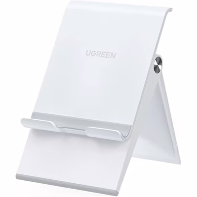 Подставка для планшета и телефона LP247 Adjustable Portable Stand White Ugreen (80704)