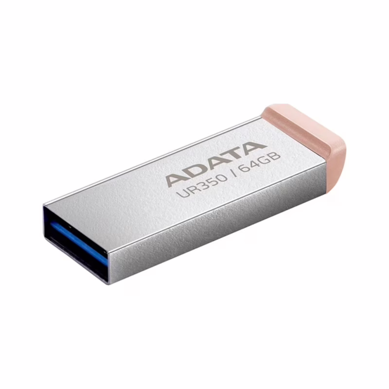 USB флеш накопитель ADATA 64GB UR 350 Silver/Beige USB 3.2 (UR350-64G-RSR/BG)