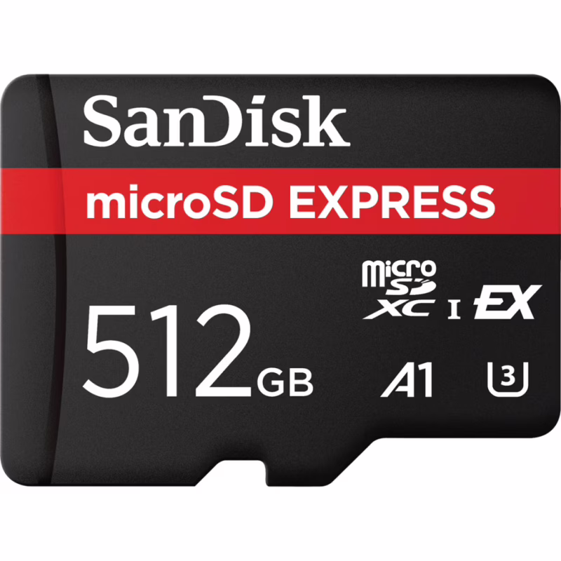 Карта пам'яті SanDisk 512GB microSDXC class 10 UHS-I U3 A1 Express (SDSQXFN-512G-GN4NN)