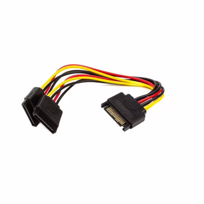 Кабель питания SATA to 2xSATA 0.15m PowerPlant (CA913169)