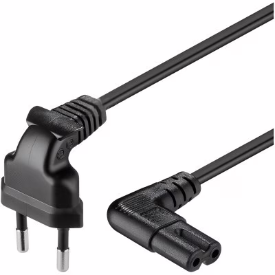 Кабель живлення C7 1.2m 0.5mm Voltronic (PC-184/2 CEE7/16-C7 CU12)