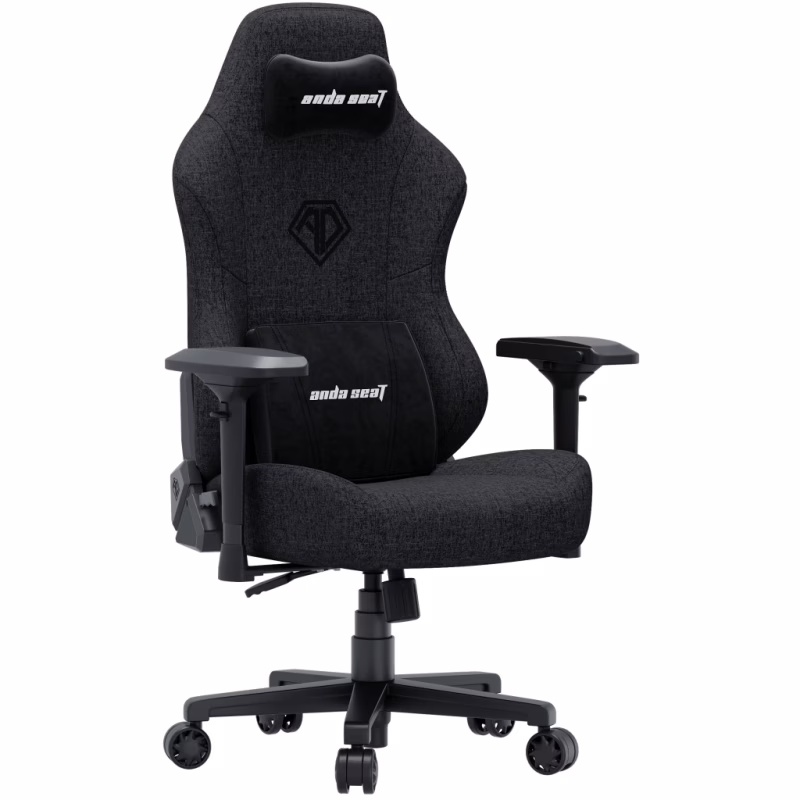 Крісло ігрове Anda Seat Phantom 3 Pro Fabric Size L Dark Gray (AD18YC-06-GB-F)