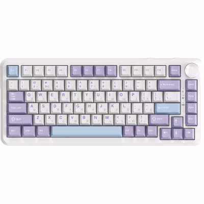Клавіатура Ajazz AK820 MAX Magnetic Switch RGB USB White (AK820MAX-WM-PWB)