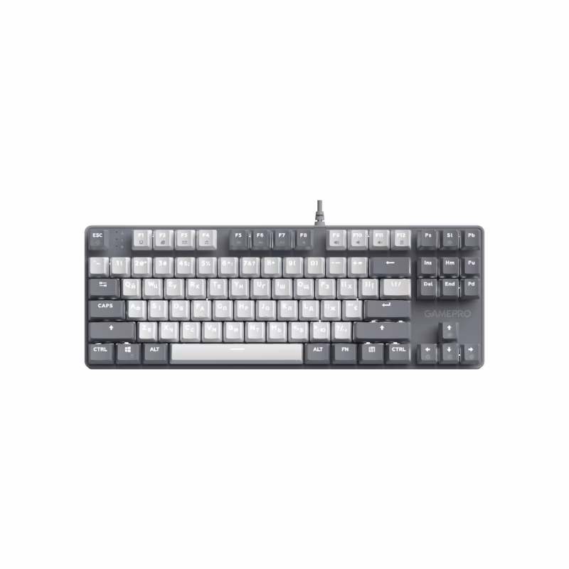 Клавиатура GamePro Genesis Metallic MK110G Outemu Red Switch USB UA Gray (MK110G)