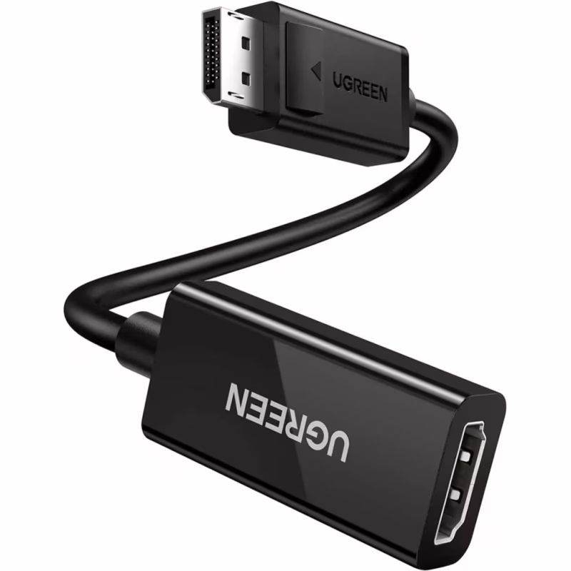 Перехідник Display Port M to HDMI F 4K60Hz black Ugreen (70694)