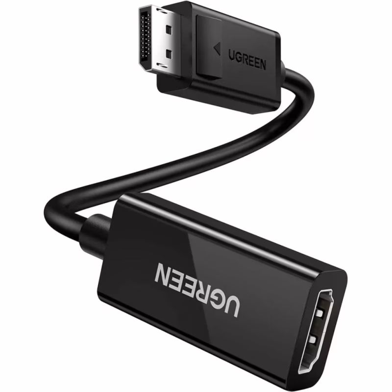 Перехідник Display Port M to HDMI F 4K60Hz black Ugreen (70694)
