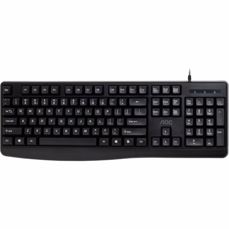Клавіатура AOC KB120B USB UA Black (KB120B/97)