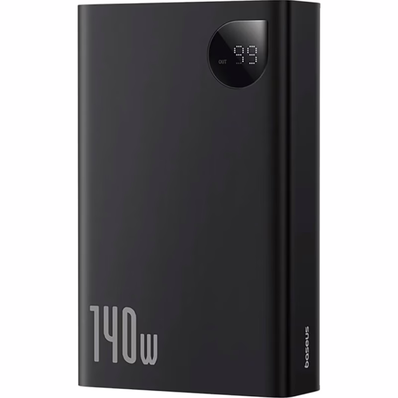 Батарея универсальная Baseus Adaman Metal Digital Display 24000mAh 140W, Black (P10021508113-00) (P10021507112-02 / P10021508113-00)