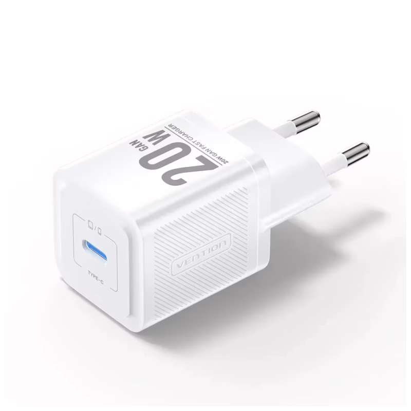 Зарядное устройство Vention USB-C PD20W GaN white (FEPW0-EU)